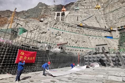 楊房溝:黨旗飄揚(yáng)在“疫”線