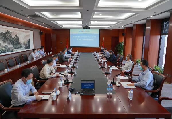 中國能建集團黨委書記、董事長汪建平會見中國大唐黨組書記、董事長陳飛虎一行