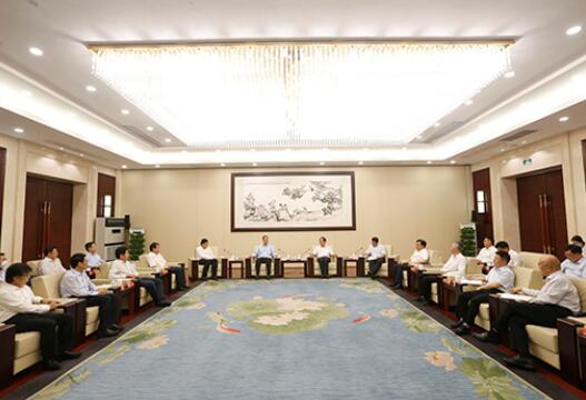 國家電網(wǎng)董事長毛偉明與浙江省委書記車俊、省長袁家軍會談