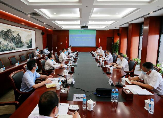 中國能建黨委書記、董事長汪建平會見國華電力董事長宋暢、總經(jīng)理李巍一行