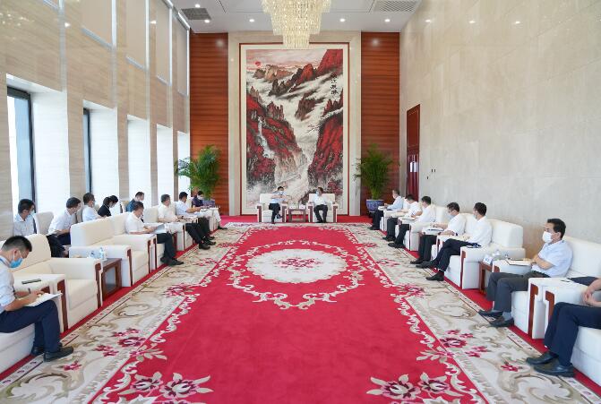 中國能建黨委書記、董事長汪建平會見陜西省副省長趙剛一行