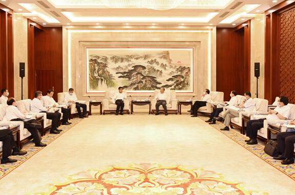 舒印彪拜會(huì)山東省委書記劉家義、省長(zhǎng)李干杰