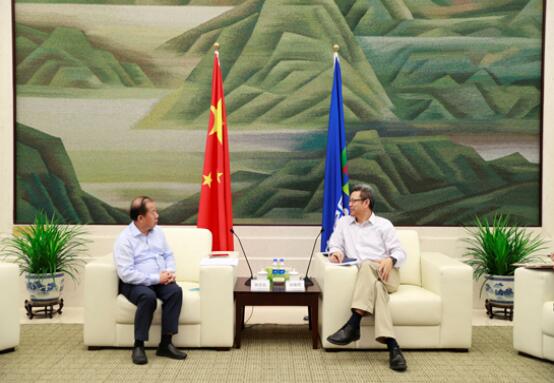 國家電投黨組書記、董事長錢智民會見上海交通大學校長、中國工程院院士林忠欽