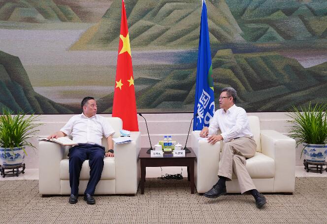 中國能建黨委書記、董事長宋海良拜會國家電投董事長錢智民