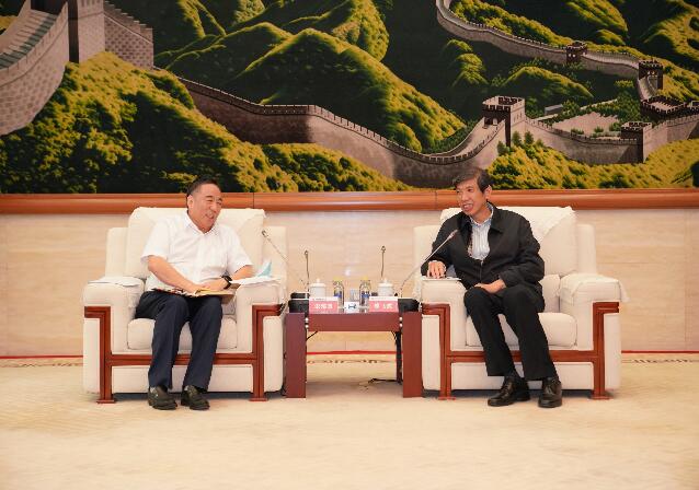 宋海良、孫洪水與大唐集團董事長陳飛虎座談