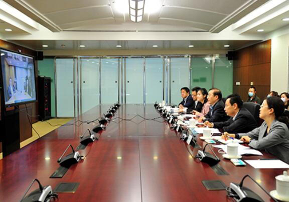 辛保安總經(jīng)理與SAP公司全球執(zhí)行董事會成員、全球業(yè)務總裁傅美黛舉行視頻會談