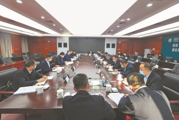 毛偉明董事長、辛保安總經(jīng)理赴國網(wǎng)新疆電力調(diào)研