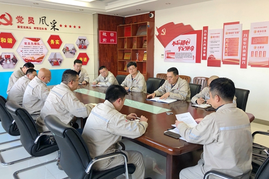 大唐淮北發(fā)電廠開(kāi)展“沖刺四季度，奪取雙勝利”主題黨日活動(dòng)