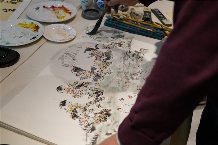 硯墨書香滿象山——國網(wǎng)象山縣供電公司開展“訪勞?！に臀幕眲?chuàng)新實踐活動