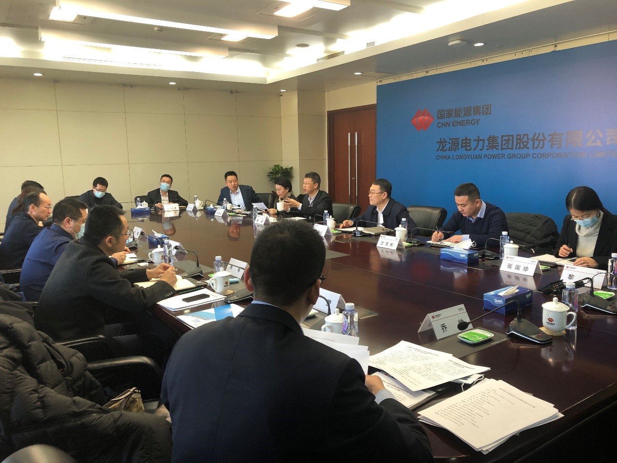 電促會(huì)一行走訪理事單位龍?jiān)措娏瘓F(tuán)