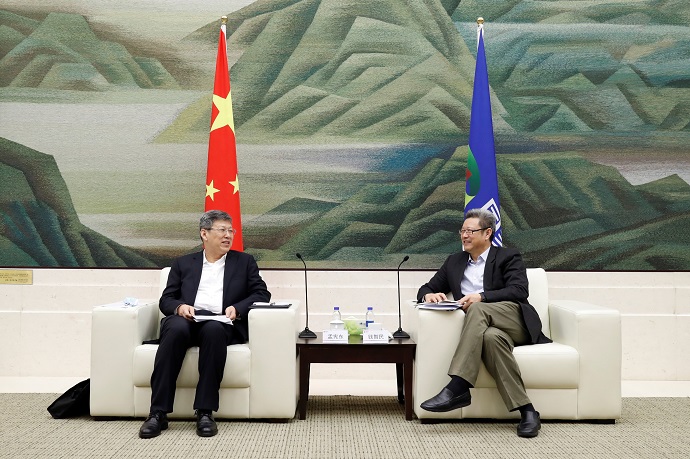 錢智民會見內蒙古自治區(qū)黨委常委、通遼市委書記孟憲東