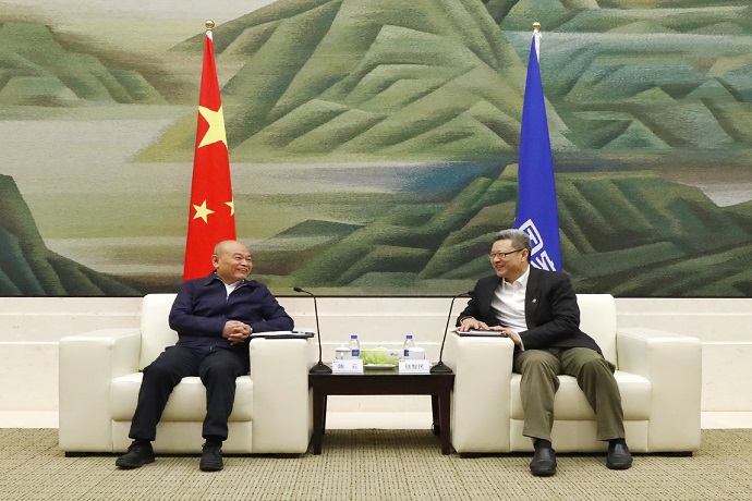 錢智民會見中國中鐵董事長、黨委書記陳云