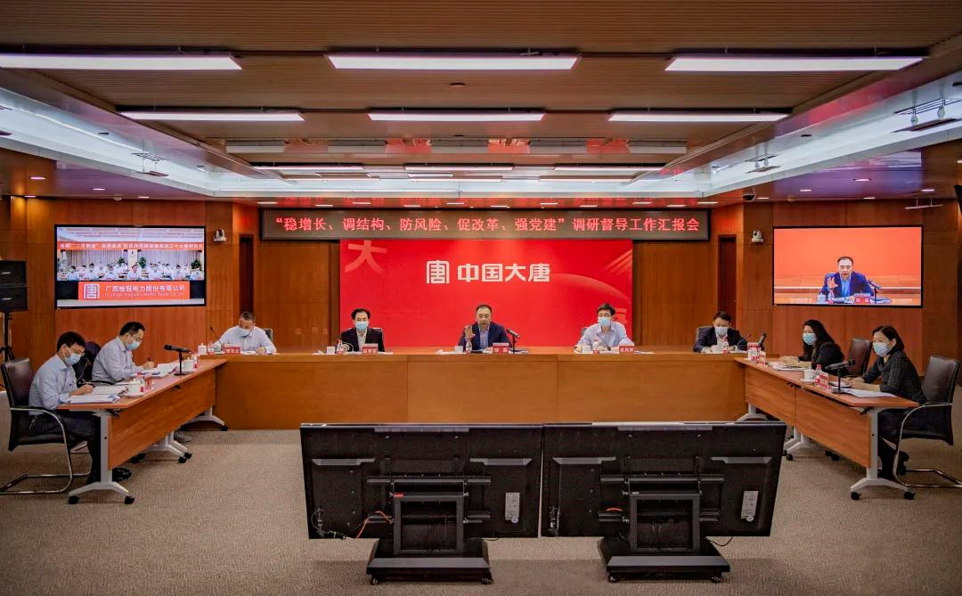 鄒磊調研督導桂冠電力“穩(wěn)增長、調結構、防風險、促改革、強黨建”工作