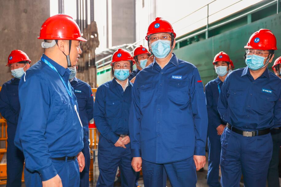 三峽集團(tuán)總經(jīng)理韓君赴向家壩、溪洛渡水電站調(diào)研