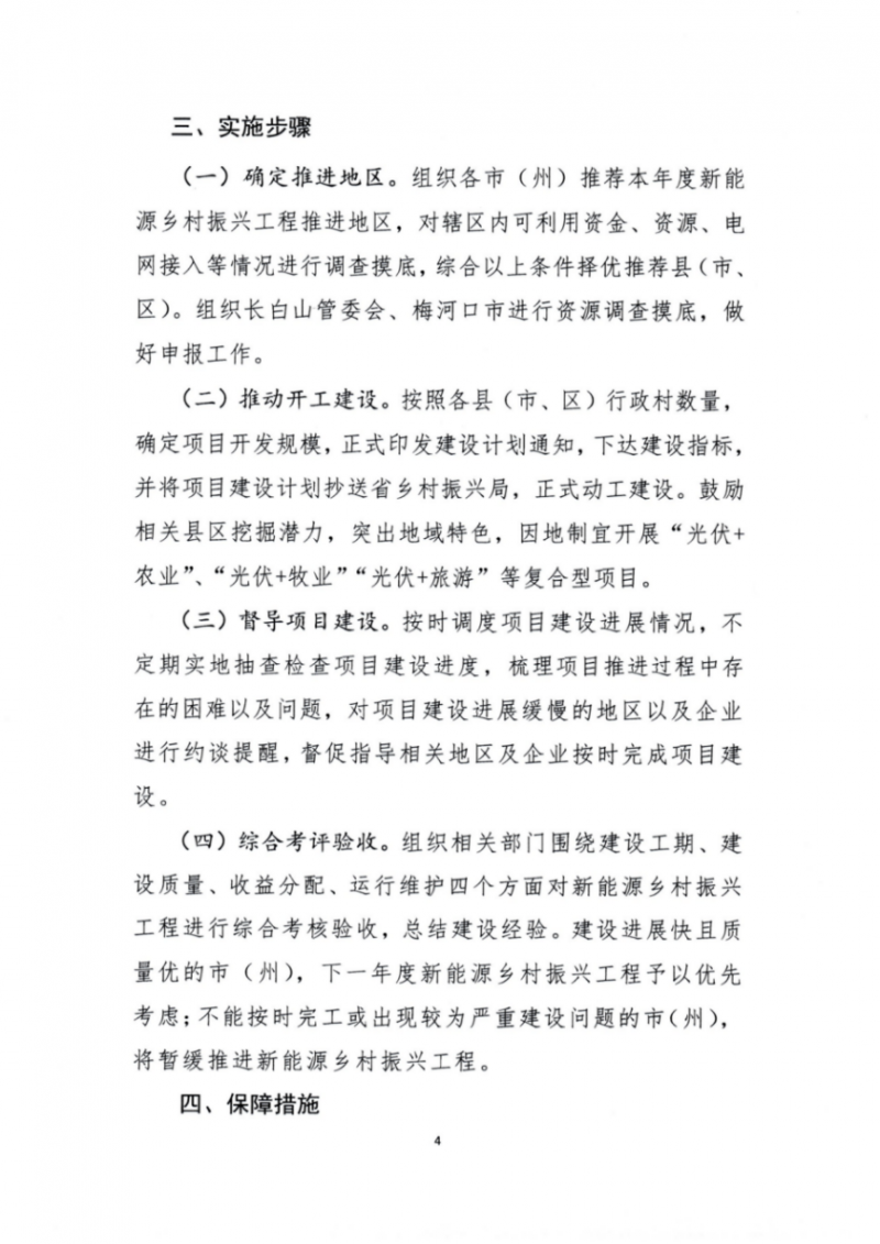 吉林省能源局發(fā)布全國首個出臺的省級&ldquo;新能源+鄉(xiāng)村振興&rdquo;方案！