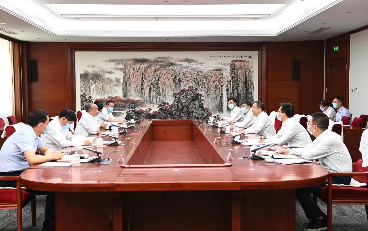 鄒磊拜會山西省委書記、省人大常委會主任林武