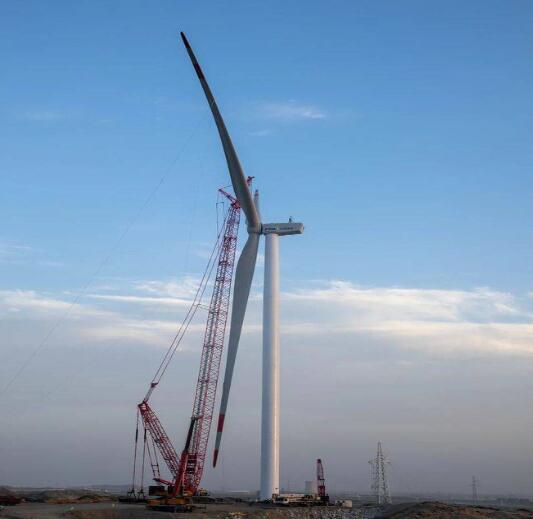 深耕大西北，H171-4MW分散式風電項目成功首吊!