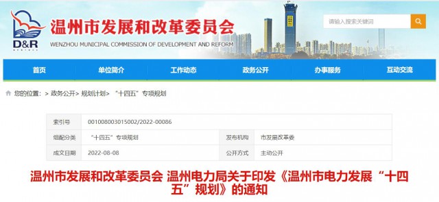 浙江溫州：推進園區(qū)和居民屋頂分布式光伏發(fā)電應(yīng)用，到2025年底，全市光伏裝機量達300萬千瓦