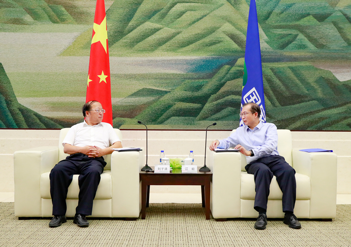 國(guó)家電投總經(jīng)理、黨組副書記江毅會(huì)見湖北省武漢市委常委、武漢經(jīng)開區(qū)工委書記劉子清