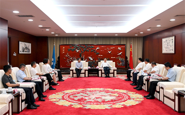 溫樞剛會見中國信達黨委書記、董事長張衛(wèi)東