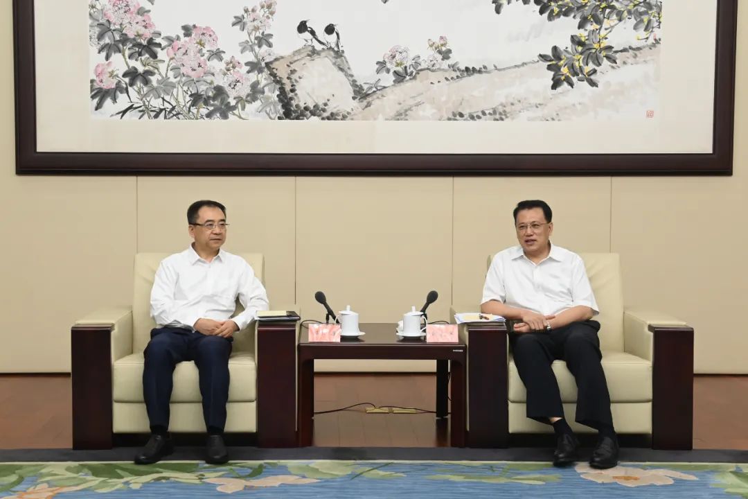 大唐集團公司黨組書記、董事長鄒磊拜會浙江省委書記、省人大常委會主任袁家軍