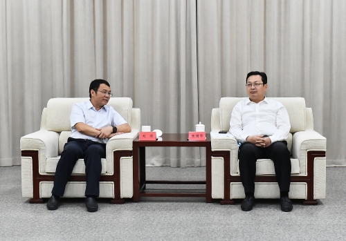 劉源拜會河北省委常委、副省長，雄安新區(qū)黨工委書記、管委會主任張國華