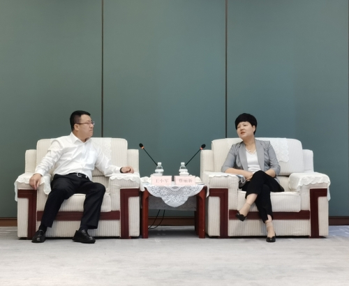 王小軍拜會廣西壯族自治區(qū)黨委常委、常務(wù)副主席蔡麗新