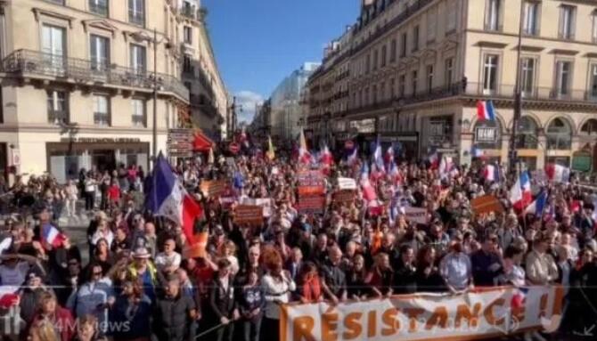 能源危機、高通脹令德法面臨“持續(xù)動蕩”危機，抗議罷工不斷上演