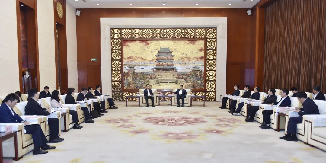 大唐集團有限公司黨組書記、董事長鄒磊拜會江西省省長葉建春