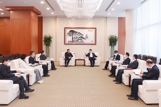 華能集團(tuán)黨組書記、董事長溫樞剛會見中電聯(lián)常務(wù)副理事長楊昆