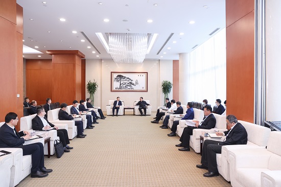 華能集團(tuán)有限公司總經(jīng)理、黨組副書記鄧建玲會(huì)見(jiàn)淄博市委書記馬曉磊