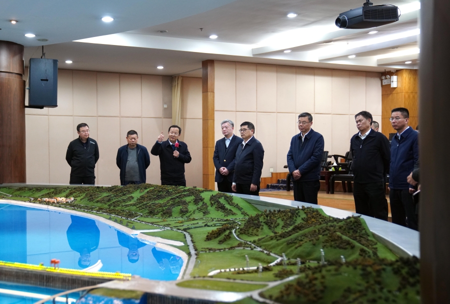 水利部副部長王道席調研三峽工程