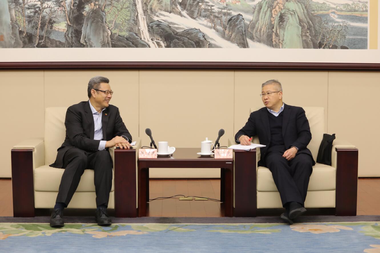 國家電投黨組書記、董事長錢智民拜會浙江省委常委、常務副省長徐文光
