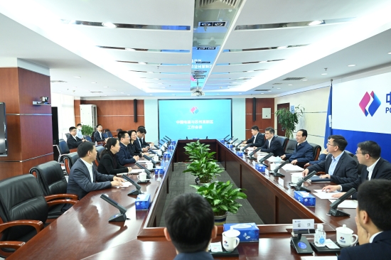 中國(guó)電建黨委書記、董事長(zhǎng)丁焰章會(huì)見(jiàn)蘇州高新區(qū)黨工委書記毛偉