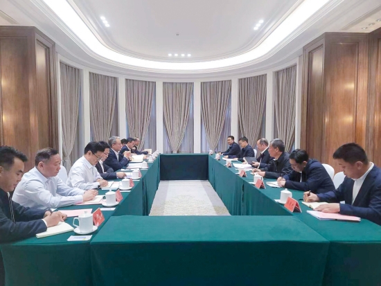 中國電建黨委副書記、總經(jīng)理王斌與黑龍江省常務副省長王一新舉行會談