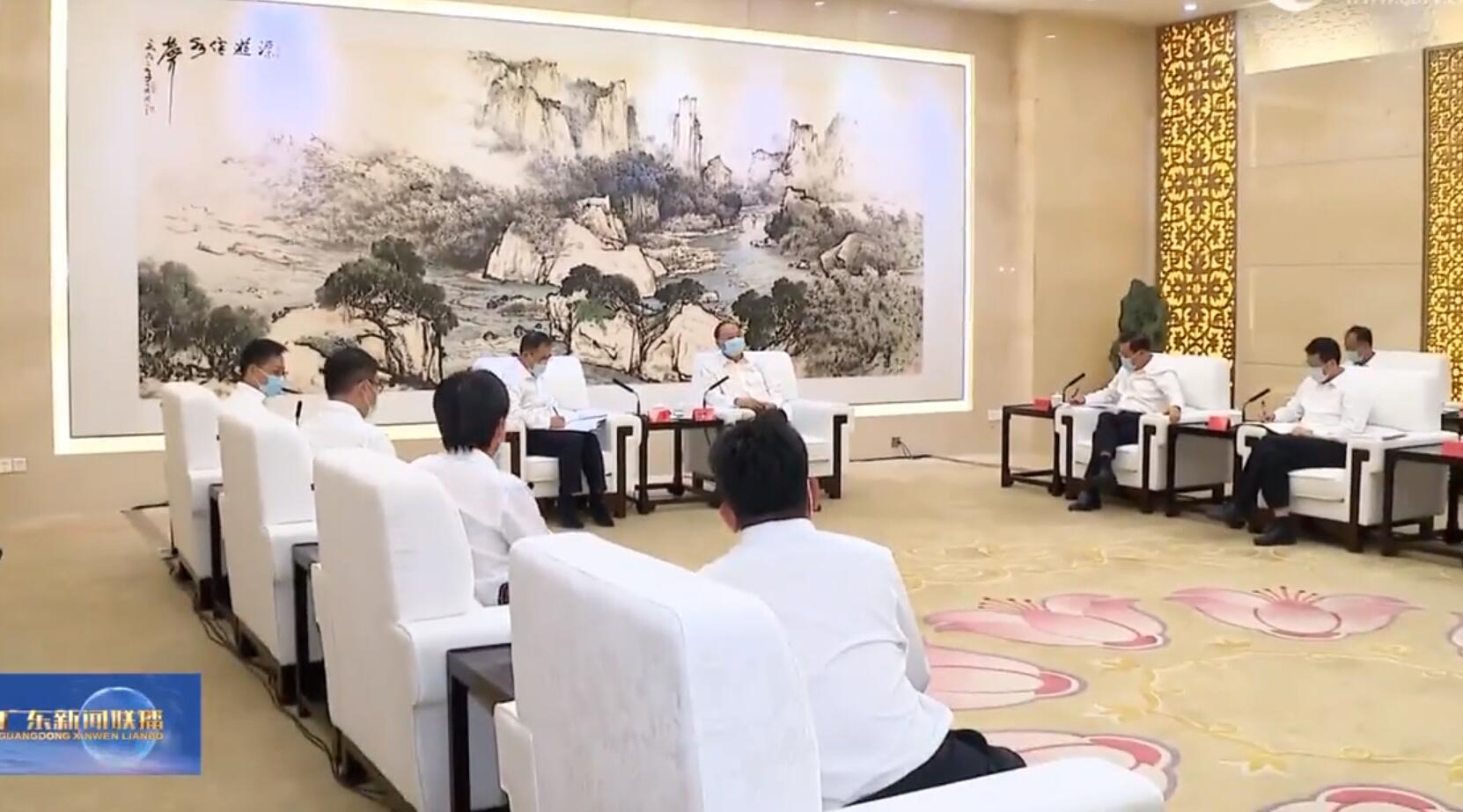 大唐集團(tuán)黨組書記、董事長(zhǎng)鄒磊拜會(huì)廣東省委書記黃坤明、省長(zhǎng)王偉中