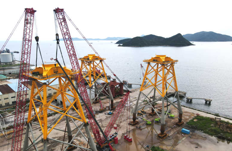 武橋重工首批海上風(fēng)電導(dǎo)管架順利合攏！國(guó)內(nèi)最復(fù)雜、制作難度最高！