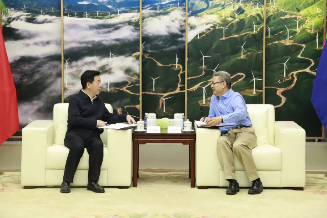 國(guó)家電投黨組書(shū)記、董事長(zhǎng)錢(qián)智民會(huì)見(jiàn)廣東省韶關(guān)市委書(shū)記陳少榮