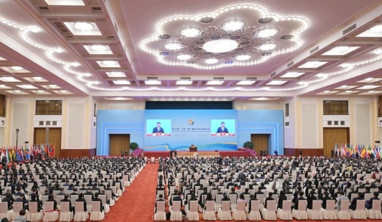 中國電建黨委書記、董事長丁焰章參加第三屆“一帶一路”國際合作高峰論壇開幕式