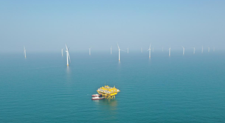 山東首個百萬千瓦級海風(fēng)基地！國家電投半島南U1一期并網(wǎng)發(fā)電