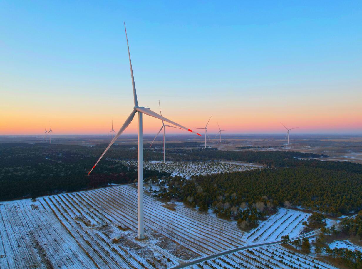 遼寧康平100兆瓦風電項目全容量并網(wǎng)發(fā)電