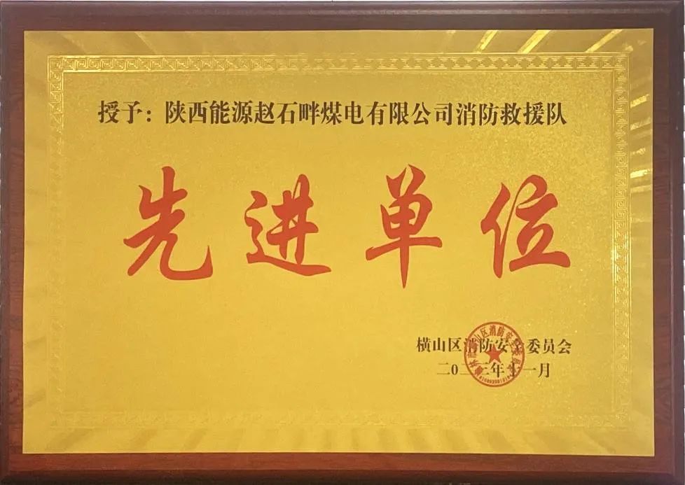 優(yōu)秀！再續(xù)輝煌！陜投集團(tuán)趙石畔煤電消防工作又獲表彰