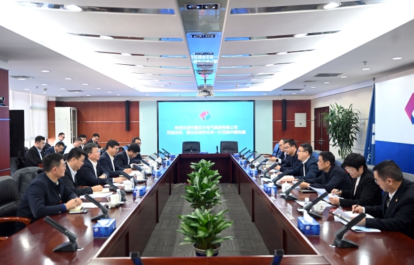 中國電建黨委常委、副總經(jīng)理王小軍與東方電氣副總經(jīng)理李忠軍舉行會(huì)談