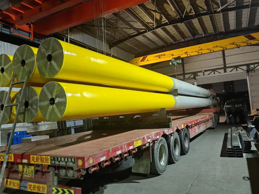 三峽集團(tuán)東山杏陳180兆瓦海上光伏電站項(xiàng)目鋼管樁項(xiàng)目順利發(fā)貨