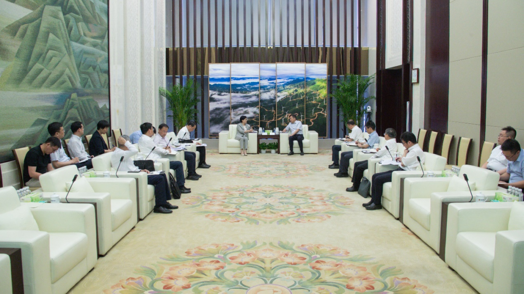 國家電投黨組書記、董事長劉明勝會見江蘇省委常委、南京市委書記韓立明