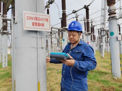 監(jiān)督檢查隱患電桿，全力保障電力安全