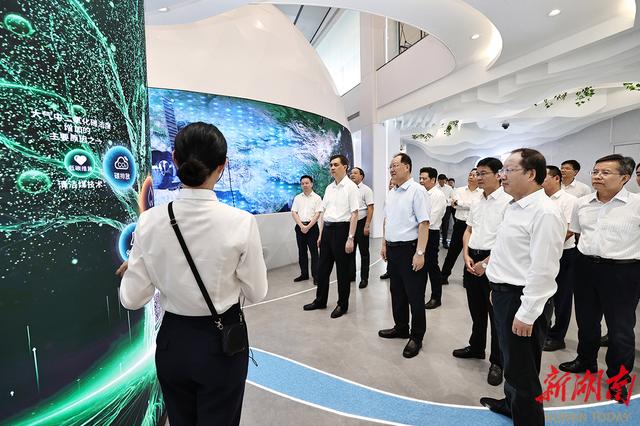 湖南省委副書記、省長毛偉明調研新型電力系統(tǒng)建設情況