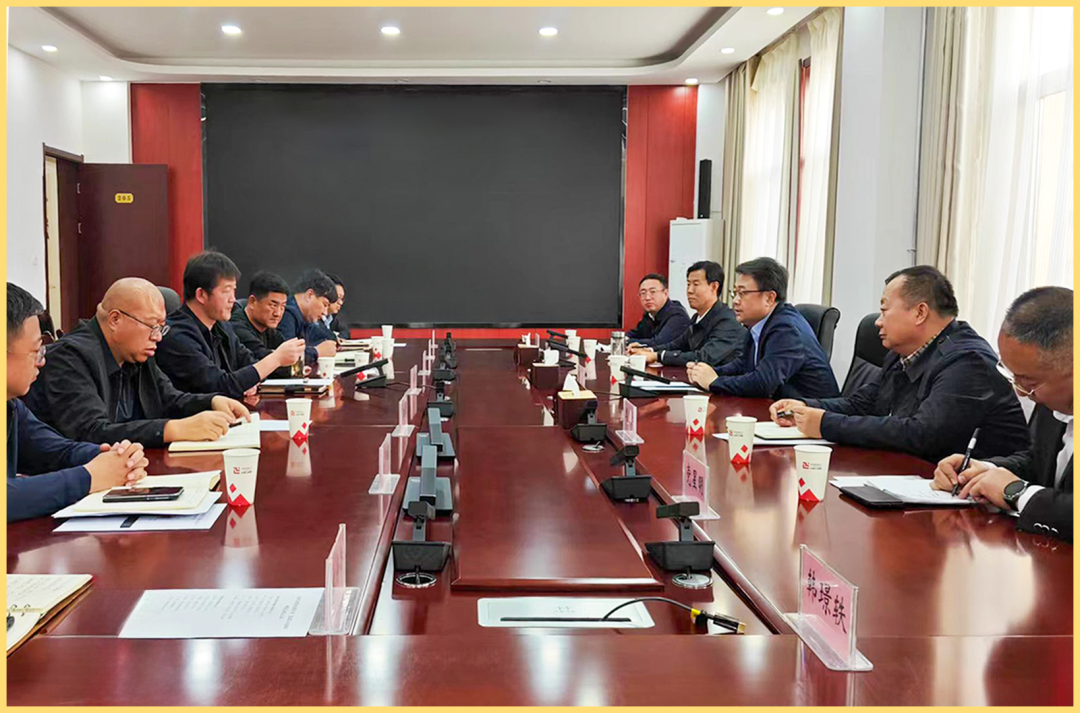 大唐甘肅公司黨委書記、董事長(zhǎng)王國(guó)金會(huì)見(jiàn)景泰縣委副書記、縣長(zhǎng)陳啟智