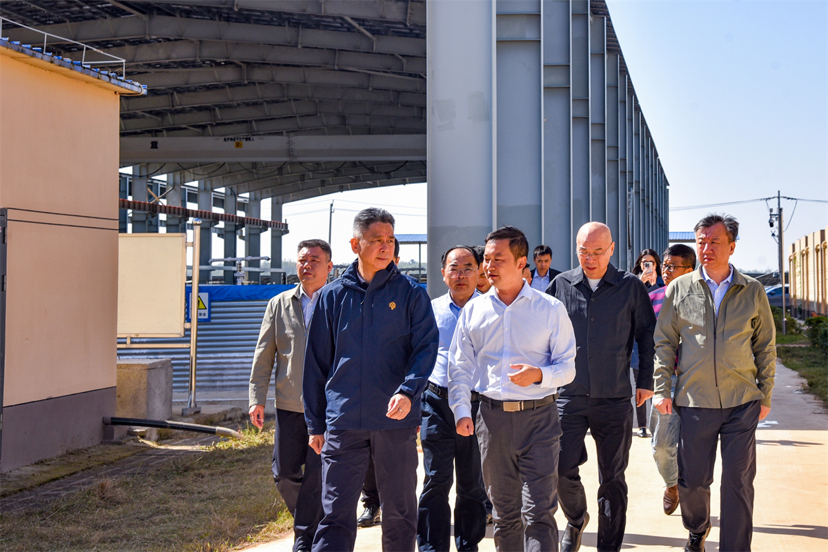 華潤集團(tuán)副總經(jīng)理韓躍偉赴華潤赤壁鄉(xiāng)村振興示范區(qū)、華潤電力咸寧公司調(diào)研