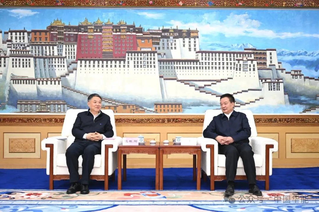 華能集團董事長、黨組書記溫樞剛拜會西藏自治區(qū)黨委書記王君正
